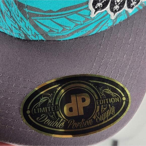 Double Portion Supply Snapback Trucker Mesh Adjustable Hat - Picture 3 of 8